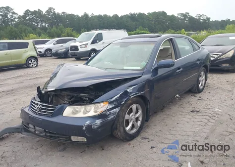 2006 Hyundai Azera Limited/Se z USA, uszkodzony, nr VIN KMHFC46F26A137167